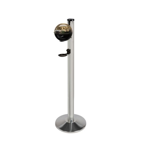 Dispensador Portátil para Desinfectante de Manos Forbes®, Cromo